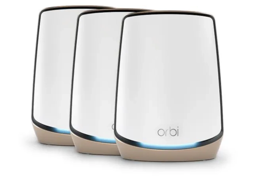 Netgear Orbi Tri-Band WiFi 6 Mesh System RBK863S-100EUS Lot de 3