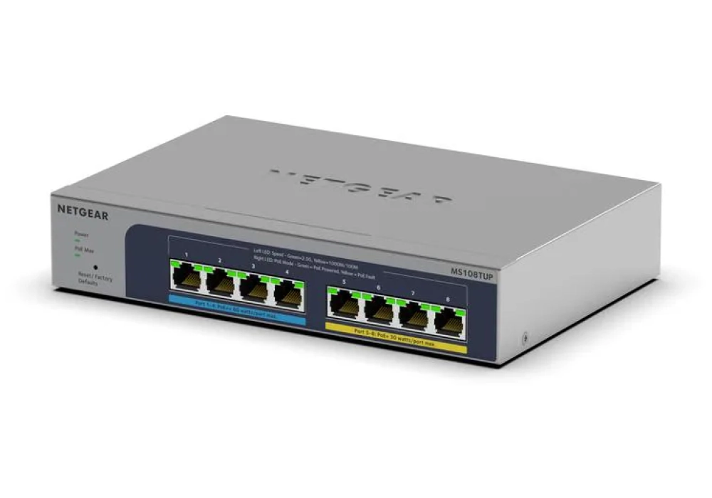 Netgear PoE++ Switch MS108TUP 8 ports