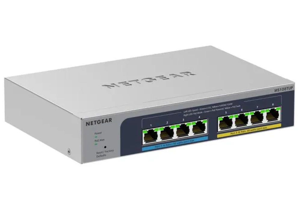 Netgear PoE++ Switch MS108TUP 8 ports