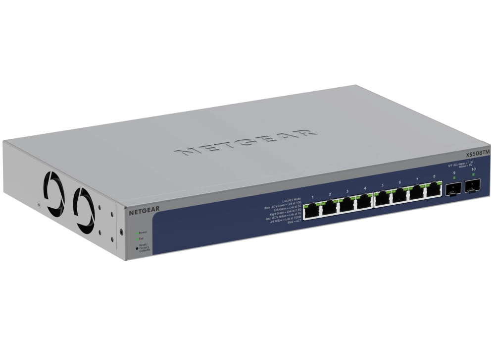 Netgear Switch XS508TM 10 ports