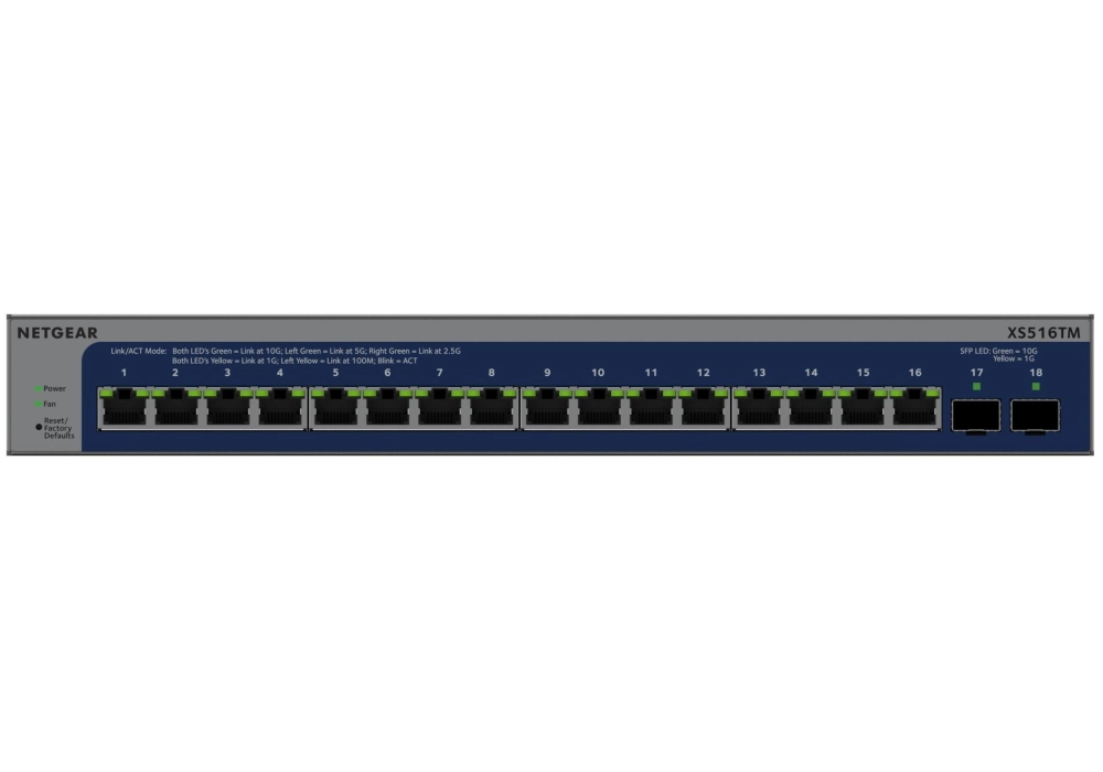 Netgear Switch XS516TM-100EUS 16 ports