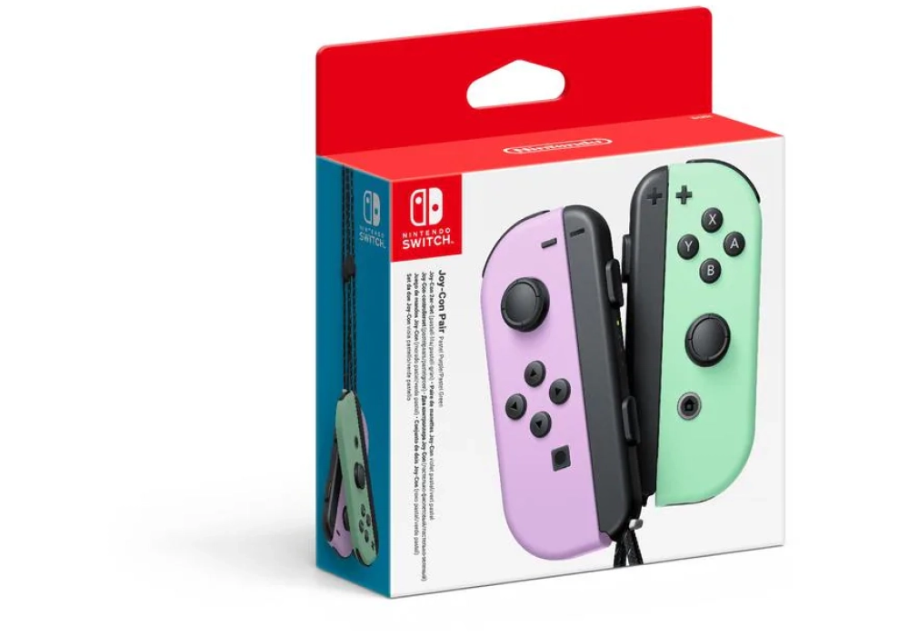 Nintendo Joy-Con Set (violet pastel/vert)