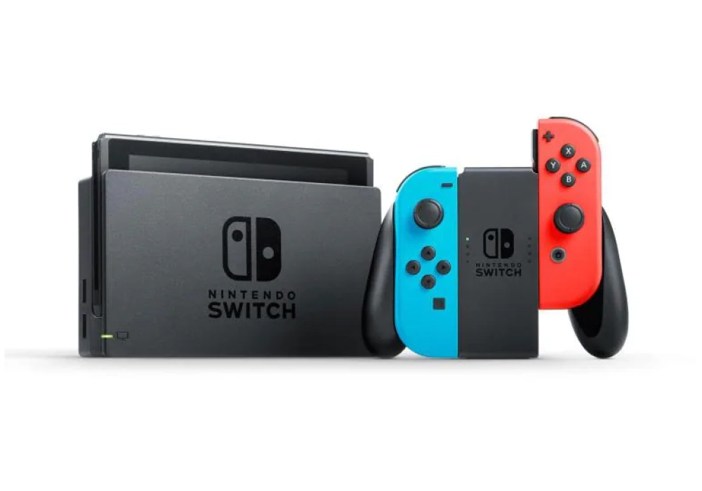 Nintendo Switch Rouge/bleu avec Mario Party Superstars