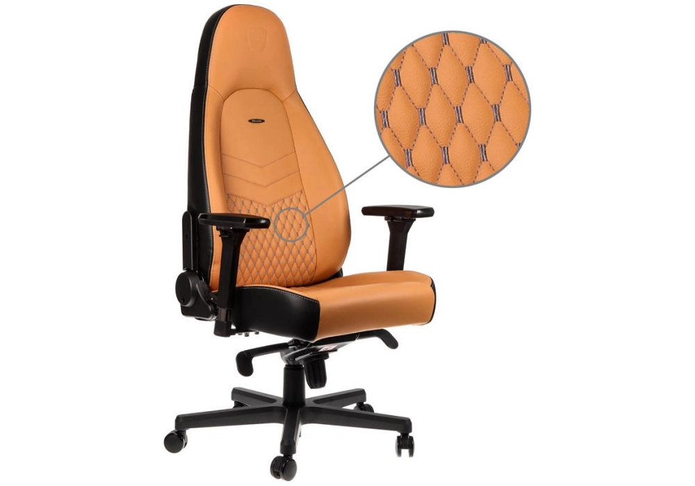 Noblechairs ICON cuir - Cognac/Black