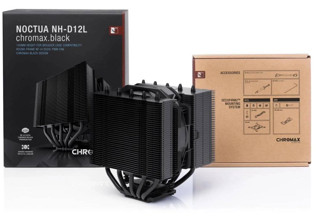 Noctua NH-D12L chromax.black