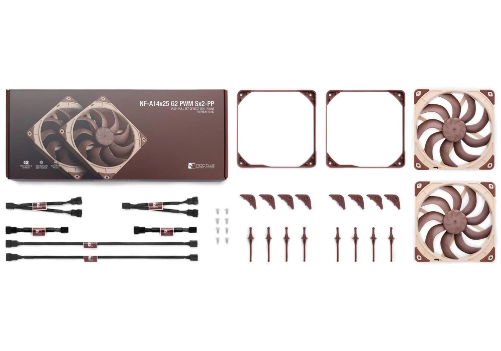 Noctua Ventilateur PC NF-A14x25 G2 PWM