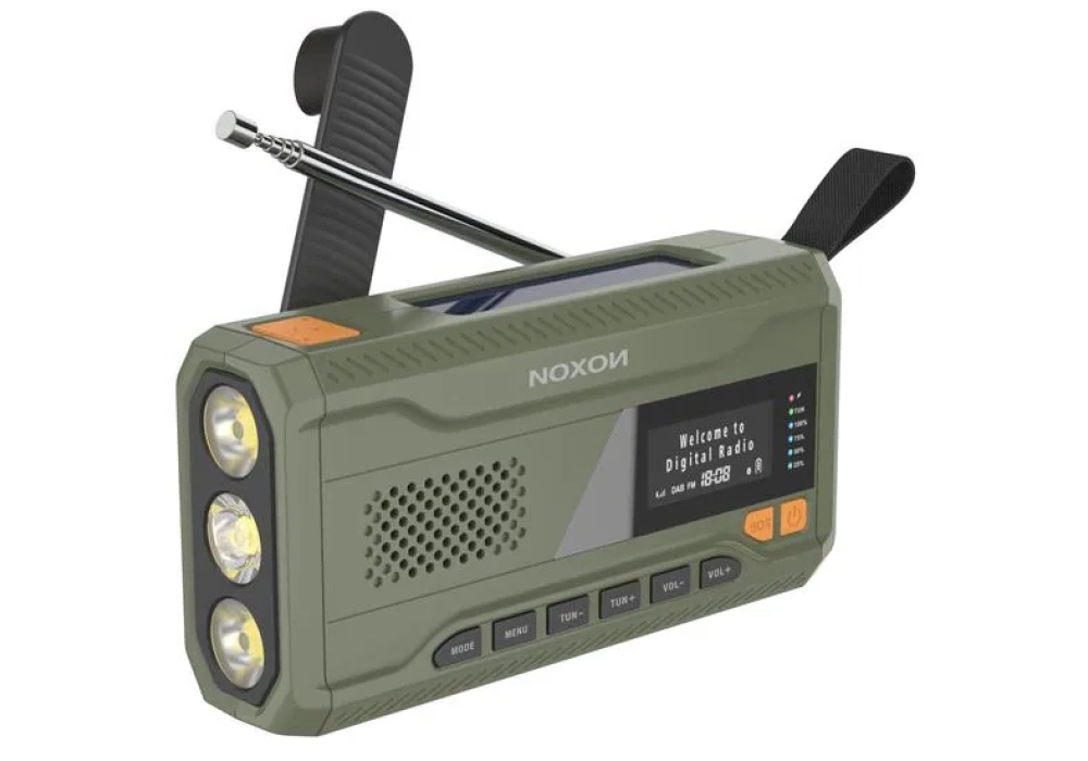 Noxon Radio DAB+ Dynamo Solar 211 Vert