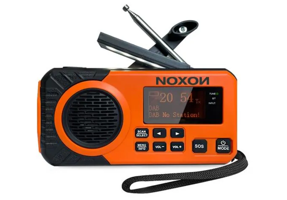 Noxon Radio DAB+ Dynamo Solar 311 Orange