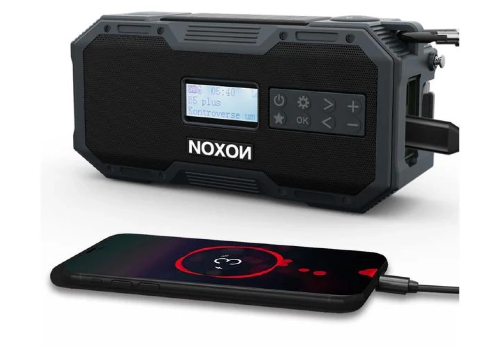 Noxon Radio DAB+ Dynamo Solar 411 Anthracite