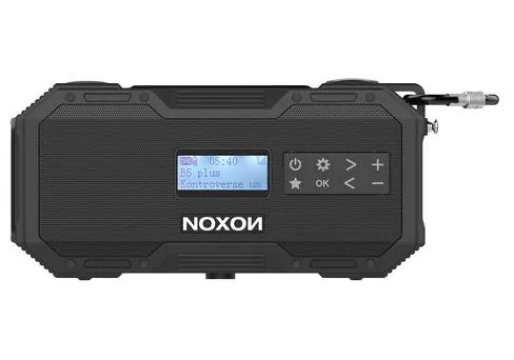 Noxon Radio DAB+ Dynamo Solar 411 Noir