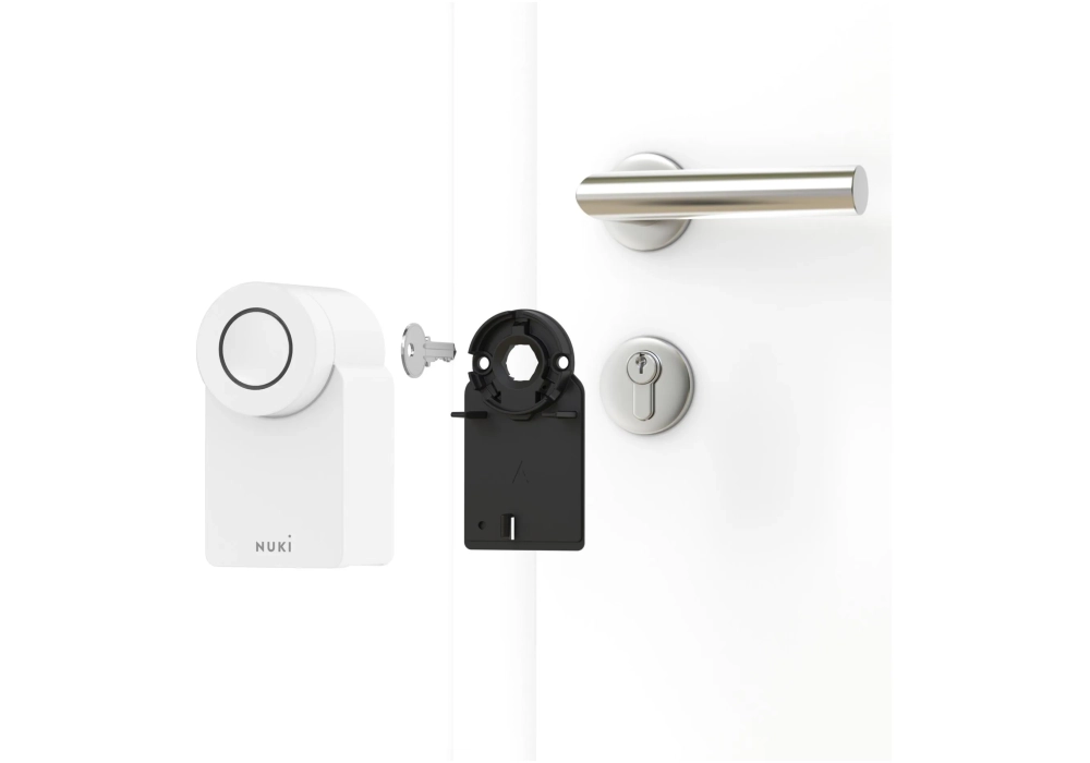 NUKI Contrôleur de porte Cylindre Smart Lock (4th Gen) CH, Blanc