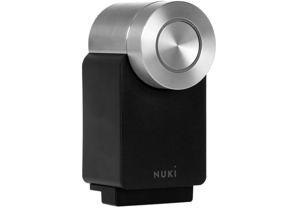 NUKI Contrôleur de porte Cylindre Smart Lock Pro (4e génération) EU, Noir