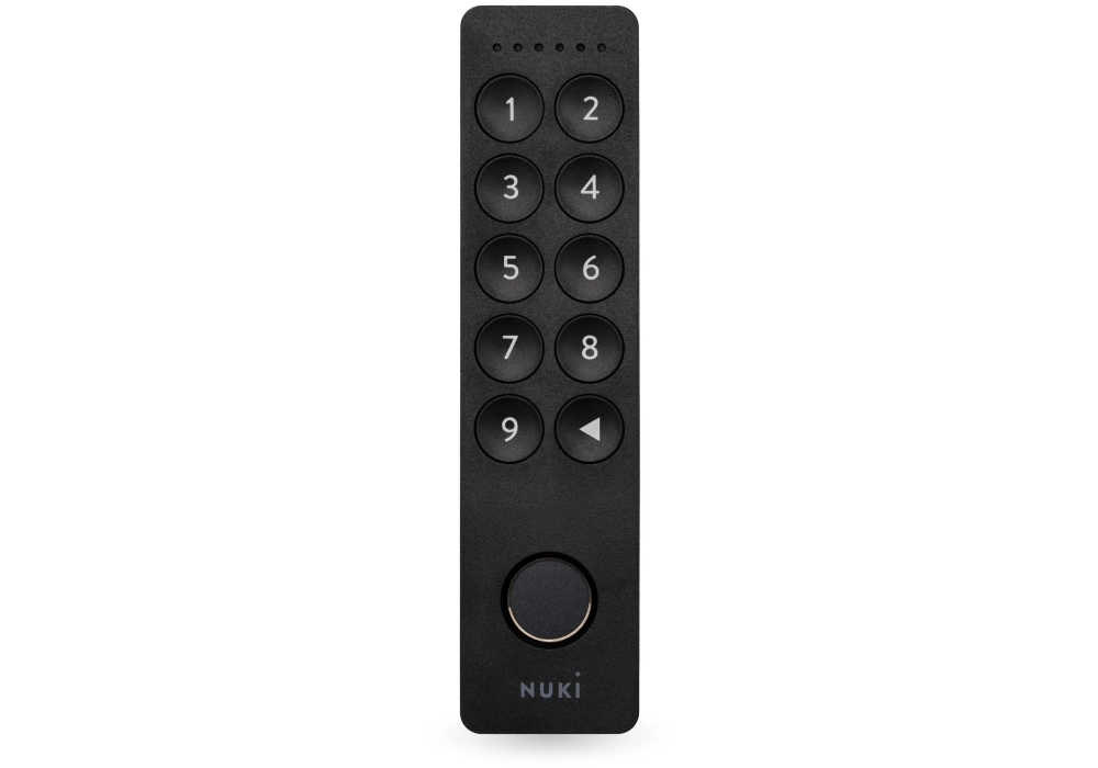 NUKI Pavé numérique Keypad 2 avec empreinte digitale Noir