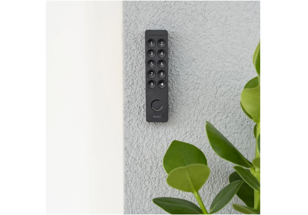 NUKI Pavé numérique Keypad 2 avec empreinte digitale Noir