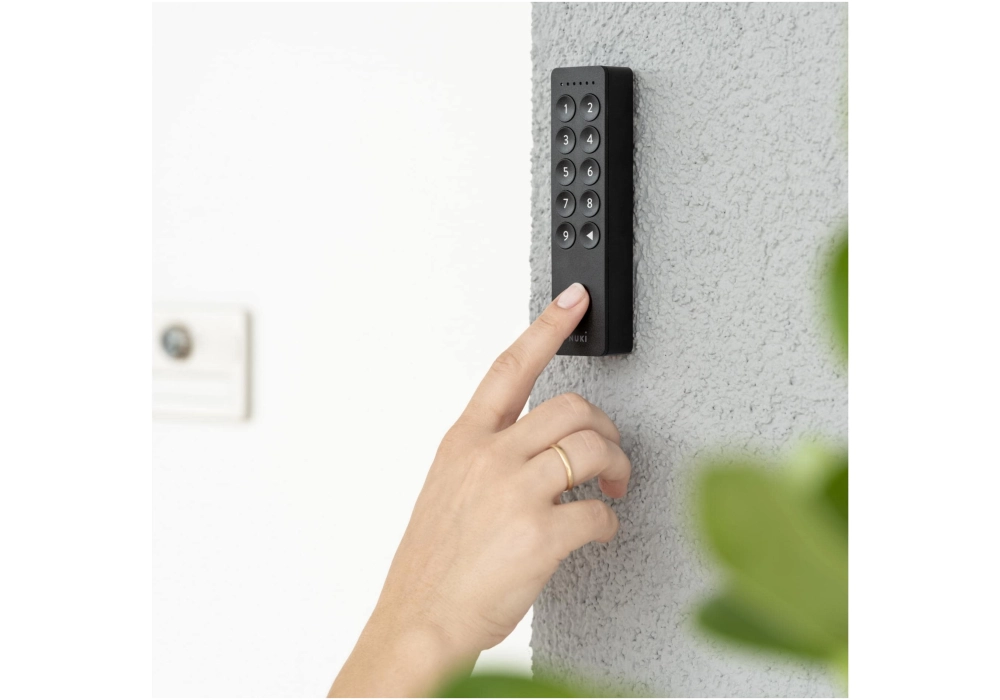 NUKI Pavé numérique Keypad 2 avec empreinte digitale Noir