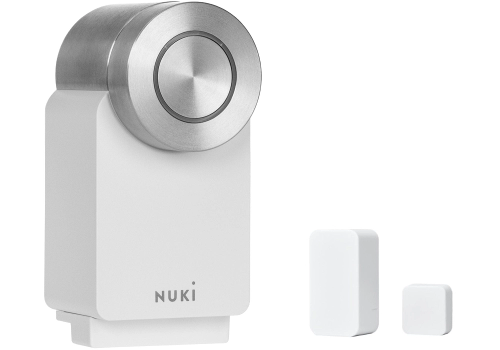 NUKI Smart Lock Pro (4th Gen) + D.Sensor CH Blanc