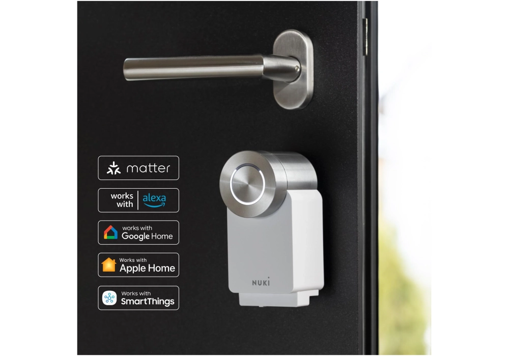 NUKI Smart Lock Pro (4th Gen) + D.Sensor CH Blanc