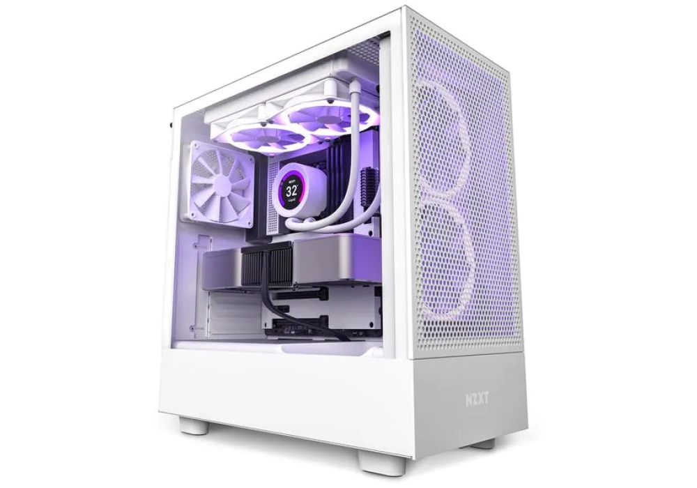 NZXT H5 Flow (Blanc mat)