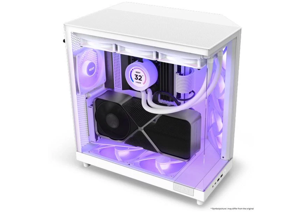 NZXT H6 RGB Flow Blanc