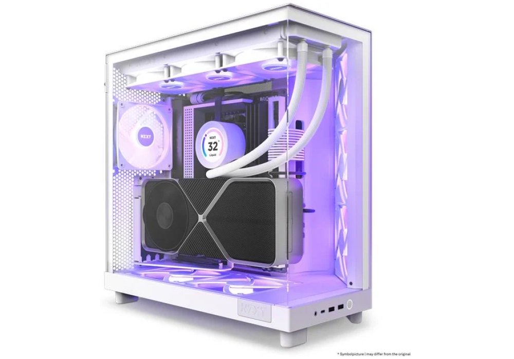 NZXT H6 RGB Flow Blanc