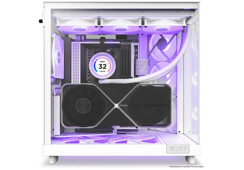 NZXT H6 RGB Flow Blanc