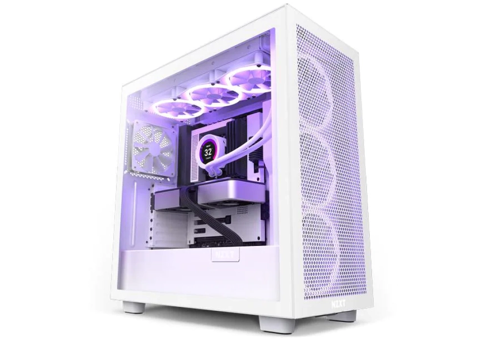 NZXT H7 Flow (Blanc mat)