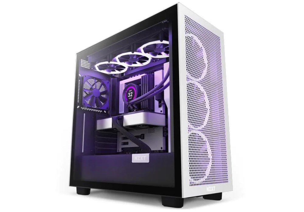 NZXT H7 Flow (Blanc/noir)