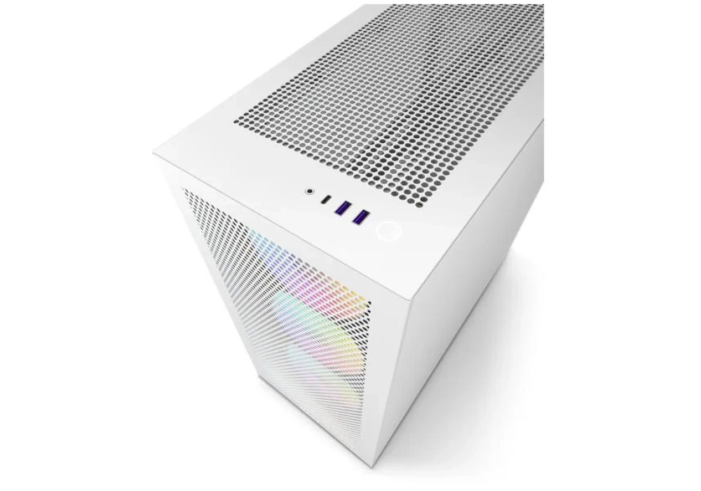 NZXT H7 Flow RGB (Blanc mat)