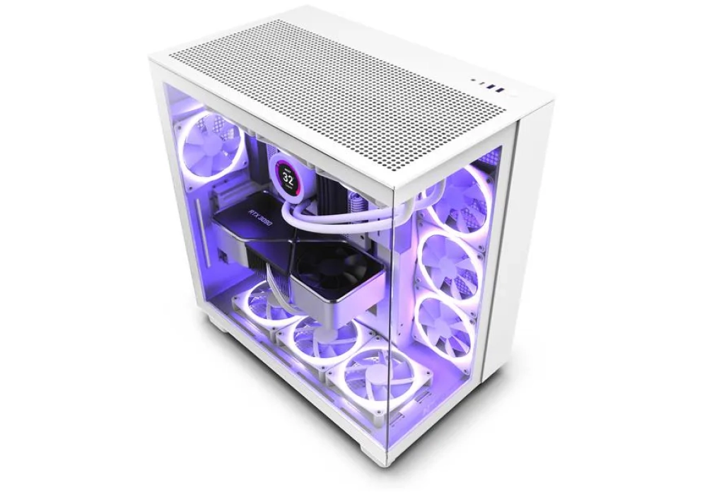 NZXT H9 Flow (Blanc)