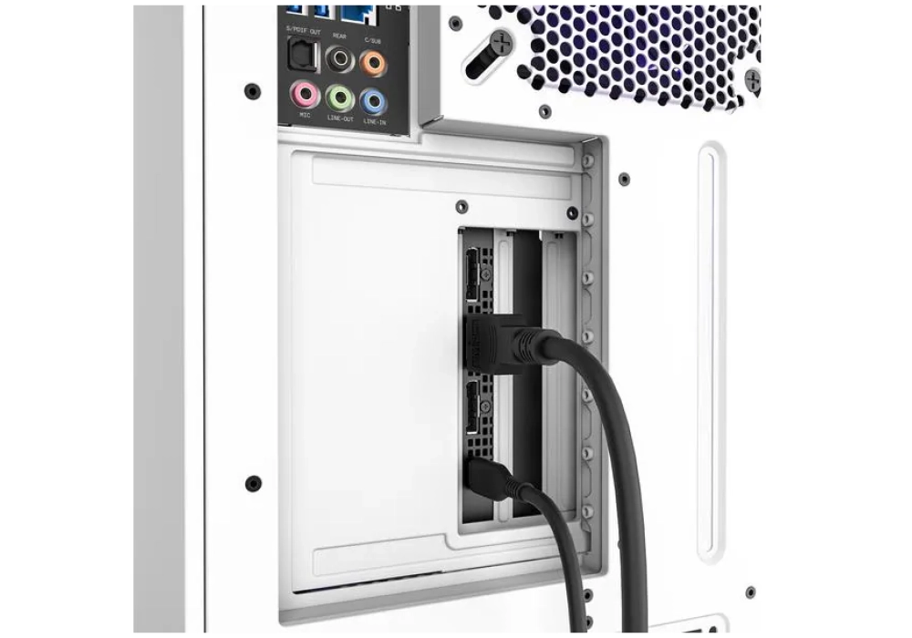 NZXT Kit de montage vertical pour GPU Blanc