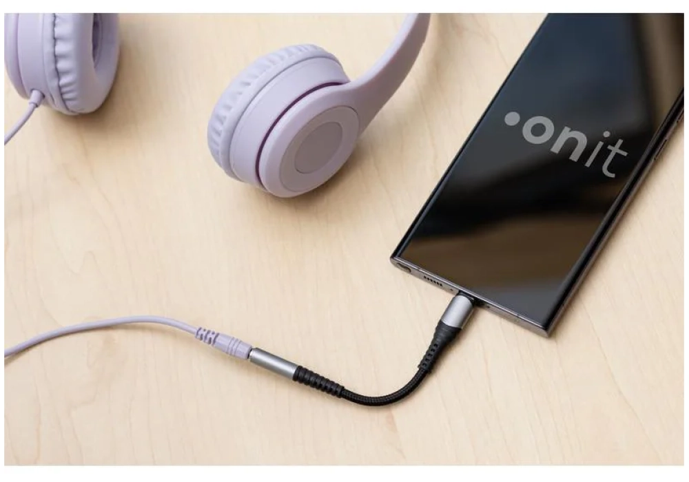 onit Adaptateur audio numérique USB-C vers jack 3.5 mm