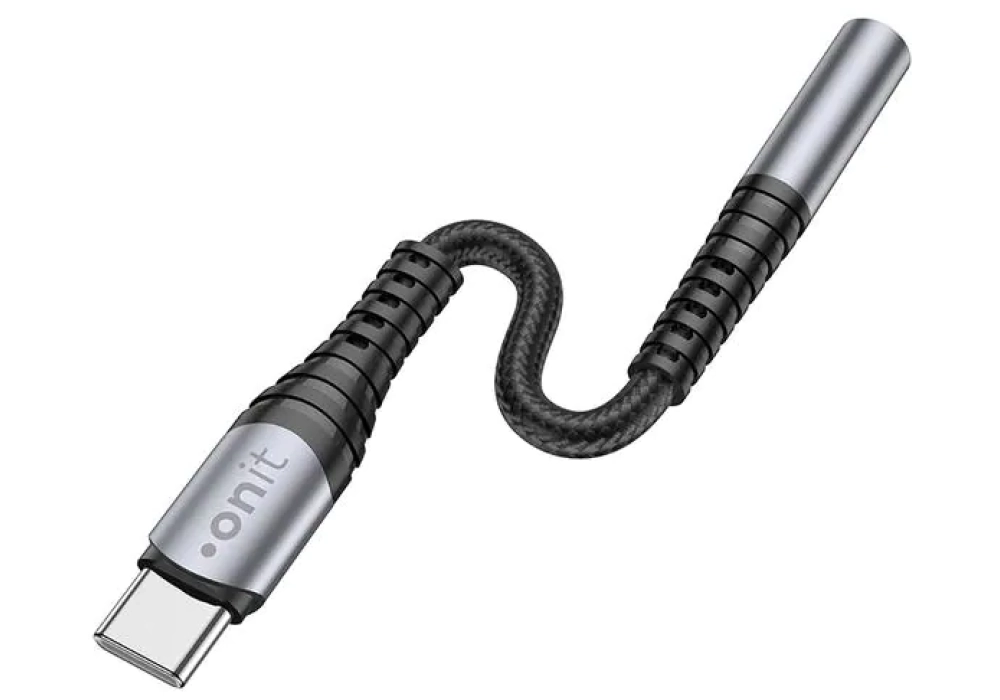 onit Adaptateur audio numérique USB-C vers jack 3.5 mm