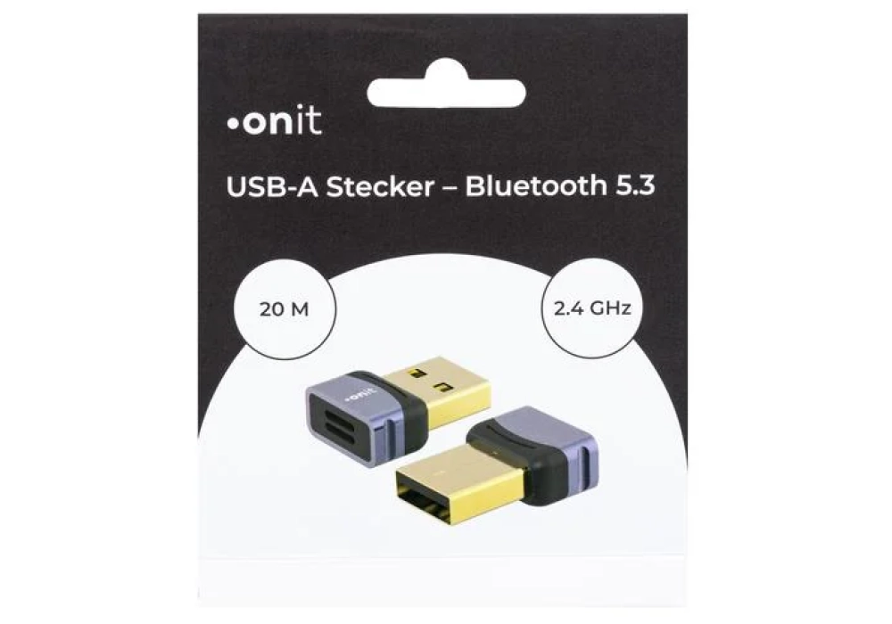 onit Adaptateur Bluetooth USB USB-A – Bluetooth 5.3, 1 pièce