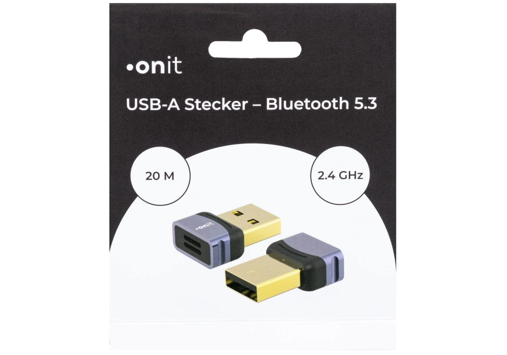 onit Adaptateur Bluetooth USB USB-A – Bluetooth 5.3, 1 pièce