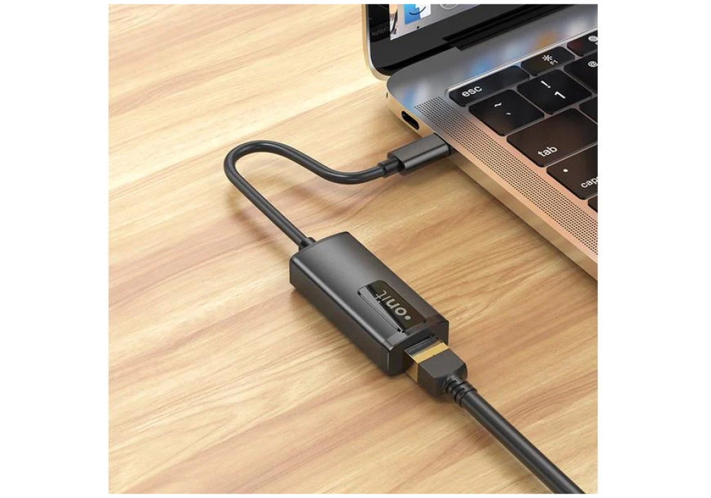 onit Adaptateurs réseau USB-C – RJ45 Gigabit-LAN