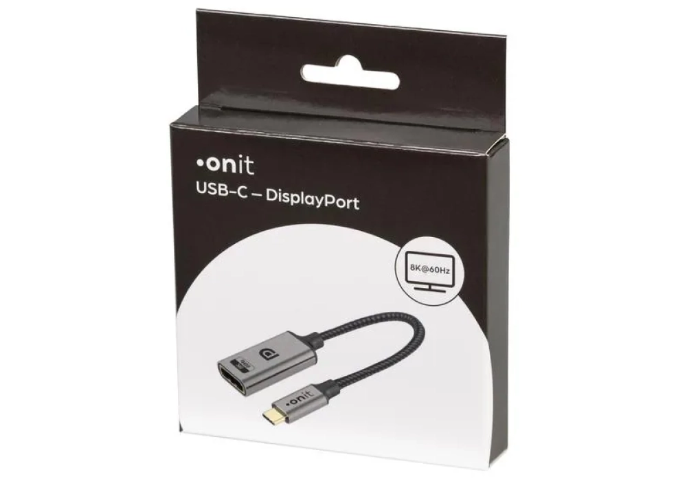 onit Câble-adaptateur USB type C - DisplayPort