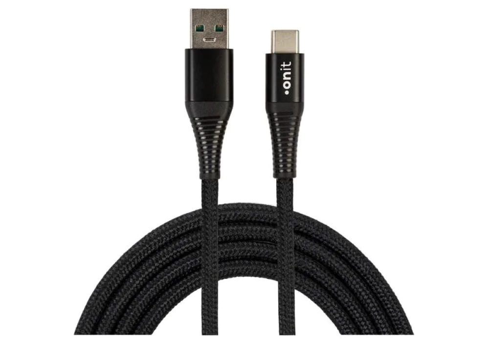 onit Câble USB 2.0 USB A - USB C 0.5 m, Noir