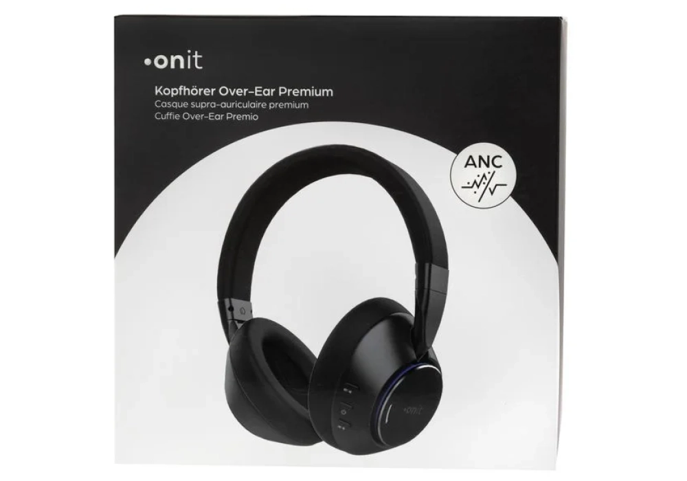 onit Casques supra-auriculaires Wireless Premium Noir