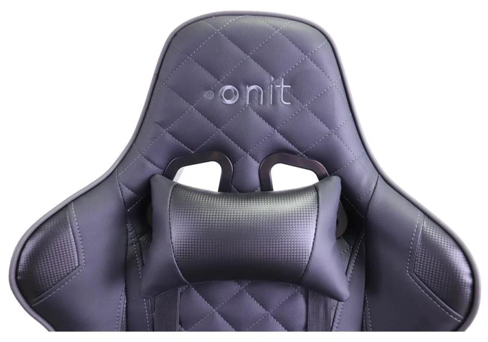 onit Chaise de gaming Deepblack Noir