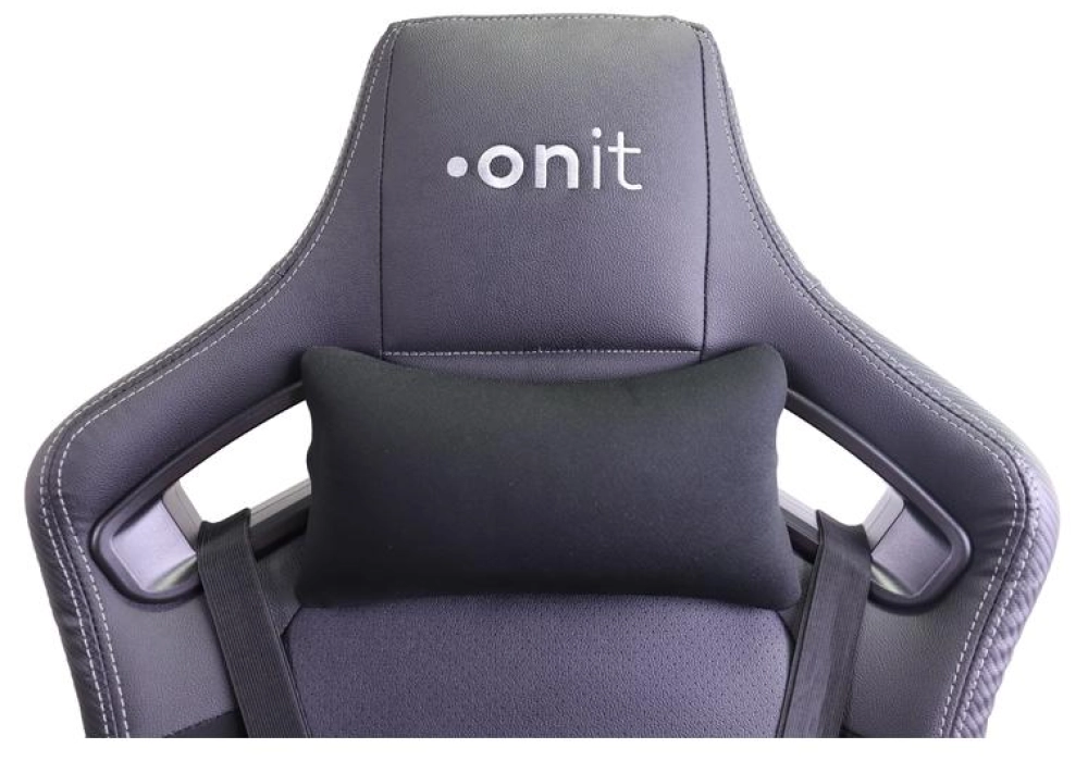 onit Chaise de gaming Premium Noir/Gris