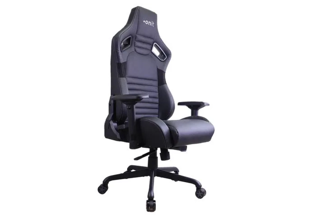 onit Chaise de gaming Premium Noir/Gris