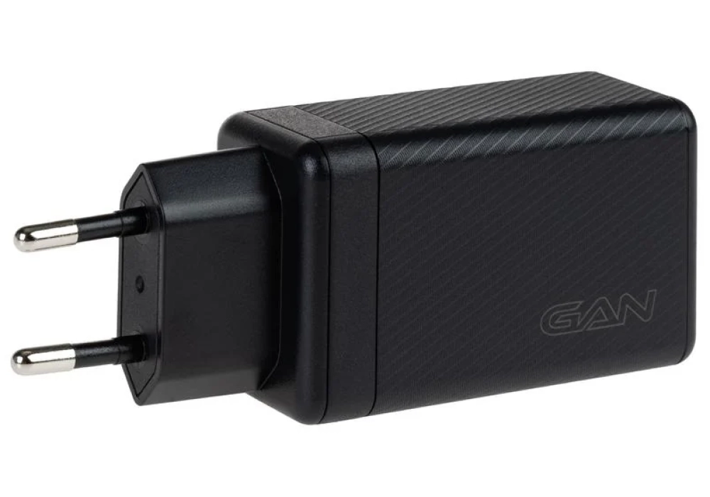 onit Chargeur mural USB Dual QC4+ 65 W GaN Noir