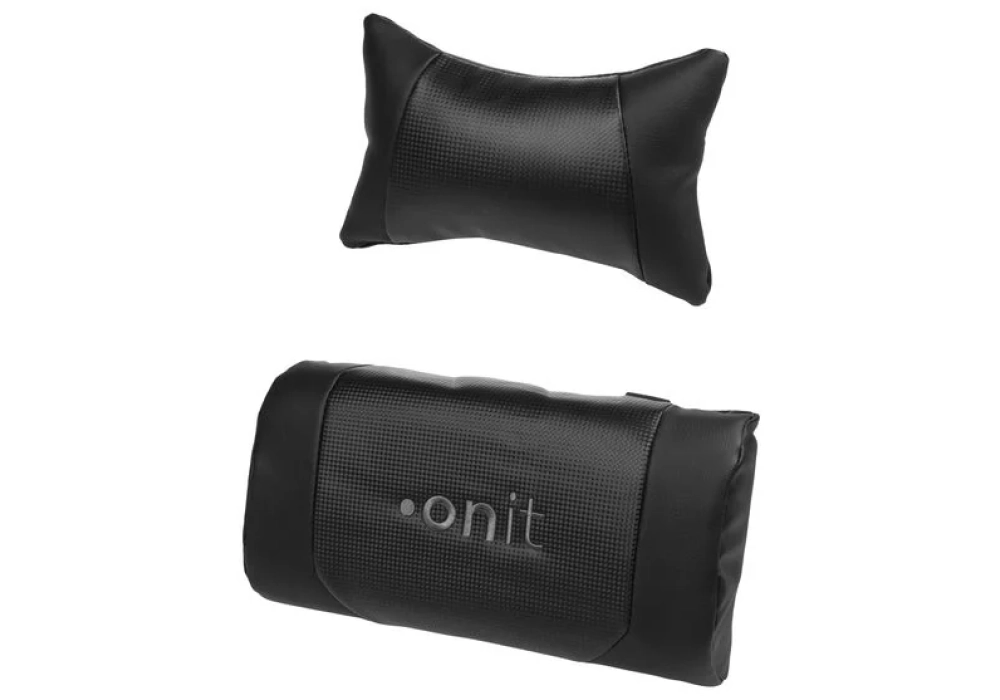 onit Coussins de rechange pour chaise de gaming onit Deepblack 2 pièces