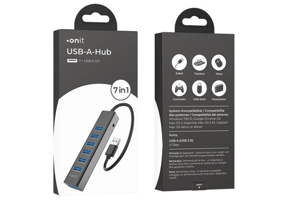 onit Hub USB-A 7-en-1