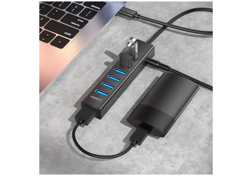 onit Hub USB-C 7-en-1 F01257