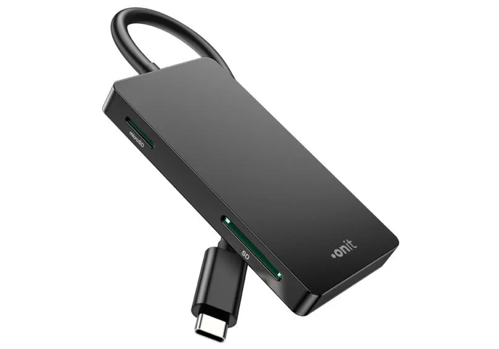 onit Lecteur de carte mémoire USB-C 3 en 1