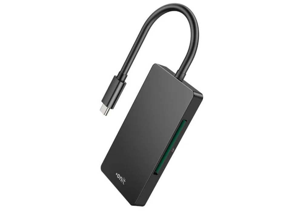 onit Lecteur de carte mémoire USB-C 3 en 1