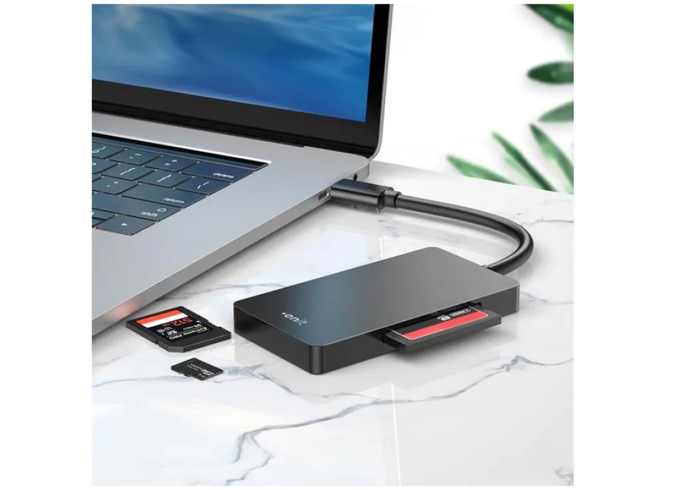 onit Lecteur de carte mémoire USB-C 3 en 1