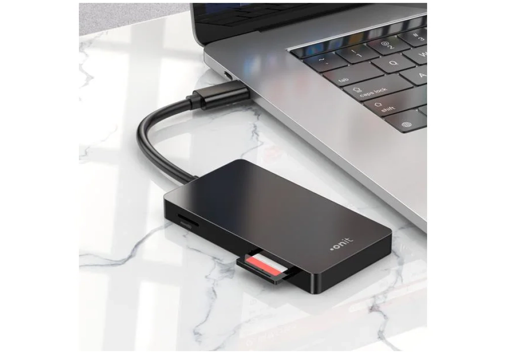 onit Lecteur de carte mémoire USB-C 3 en 1