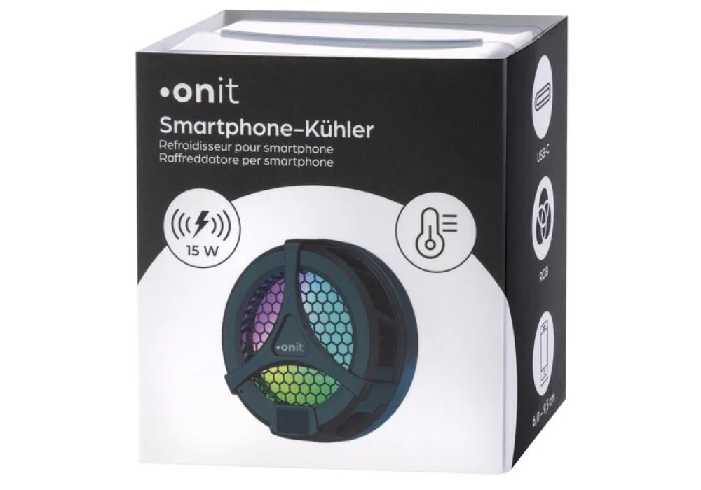 onit Refroidisseur et chargeur de smartphone